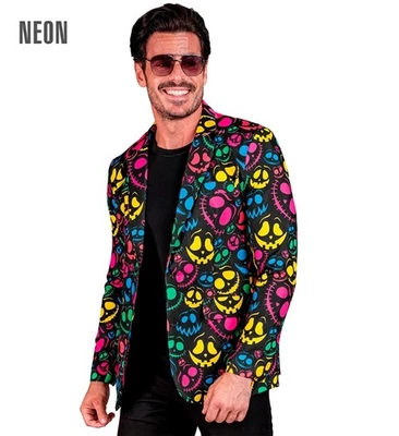 Widmann Neon Ghosts Party Fashion Jacket (Jacket) (M) Different Colors - Imagen 1 de 4