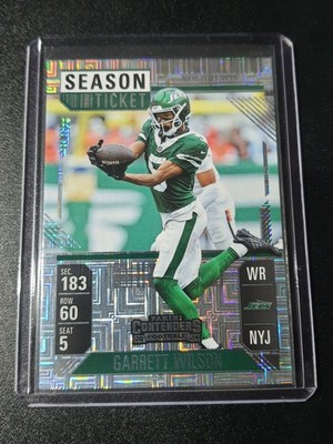 Garrett Wilson - Contenders Football 2024 - Jets - Season Ticket - Hobby