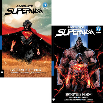 Absolute Superman 2 Comic Set by Jason Aaron & Rafa Sandoval: Volumes 1 + 2