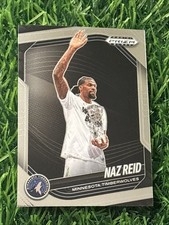 2024-25 Panini Prizm Black #45 Naz Reid Minnesota Timberwolves