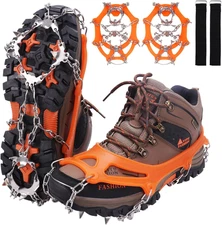 Crampons Ice Cleats Traction Snow Grips Spikes Men’s ANTI-SLIP-LARGE