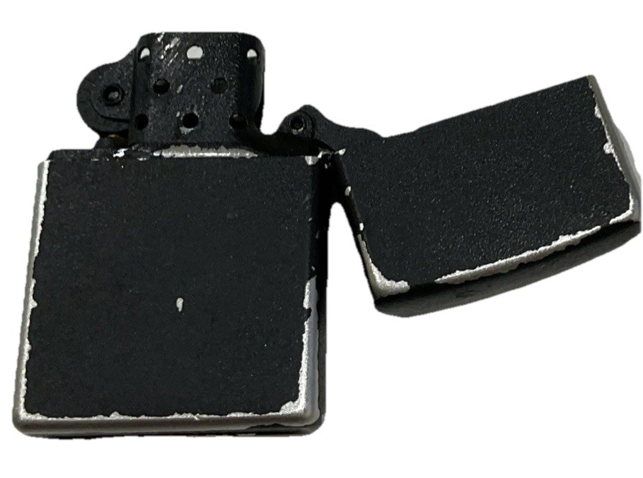 RETRO ZIPPO  C 13 BLACK STAINLESS works needs fluid
