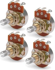 Alpha Control Pots for Electric Guitar, 500K-ohm - 4 Pack