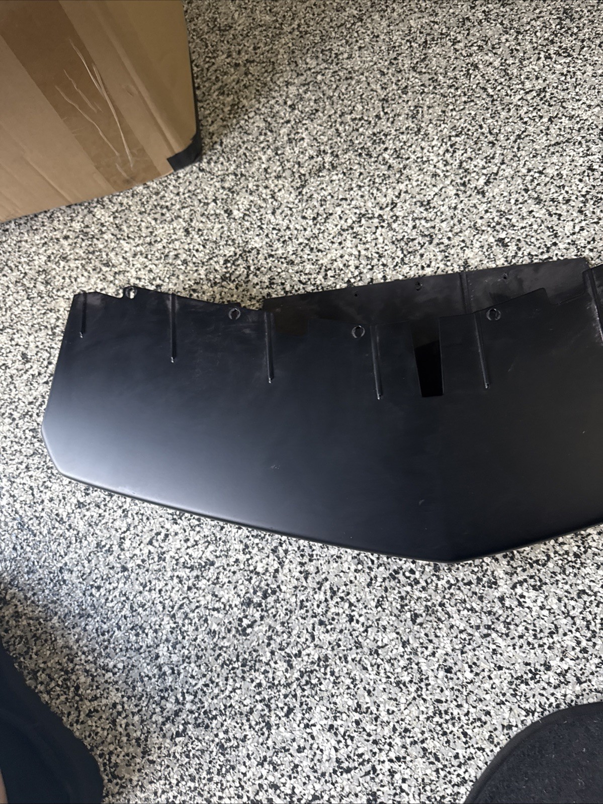 Front Bumper Lower Lip OEM  470807059 Lamborghini Aventador 12-15 Mate Black