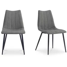 Moe's Home Collection UU-1022-25 Alibi Grey Dining Chair
