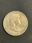 1952-D Franklin Half Dollar 90% Silver circulated coin