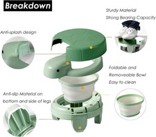 4-In-1 Portable Travel Potty Toddlers Foldable Potty Seat Splash Guard Non-Slip