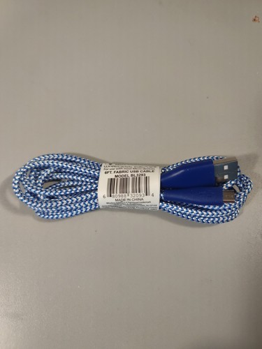 Wireless Gear 6ft Fabric USB Cable Model BL3293 - 第 3/4 張圖片
