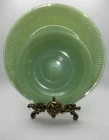Jadite Fire King 2 Saucers Replacement Dinnerware Plates Vintage (chip)