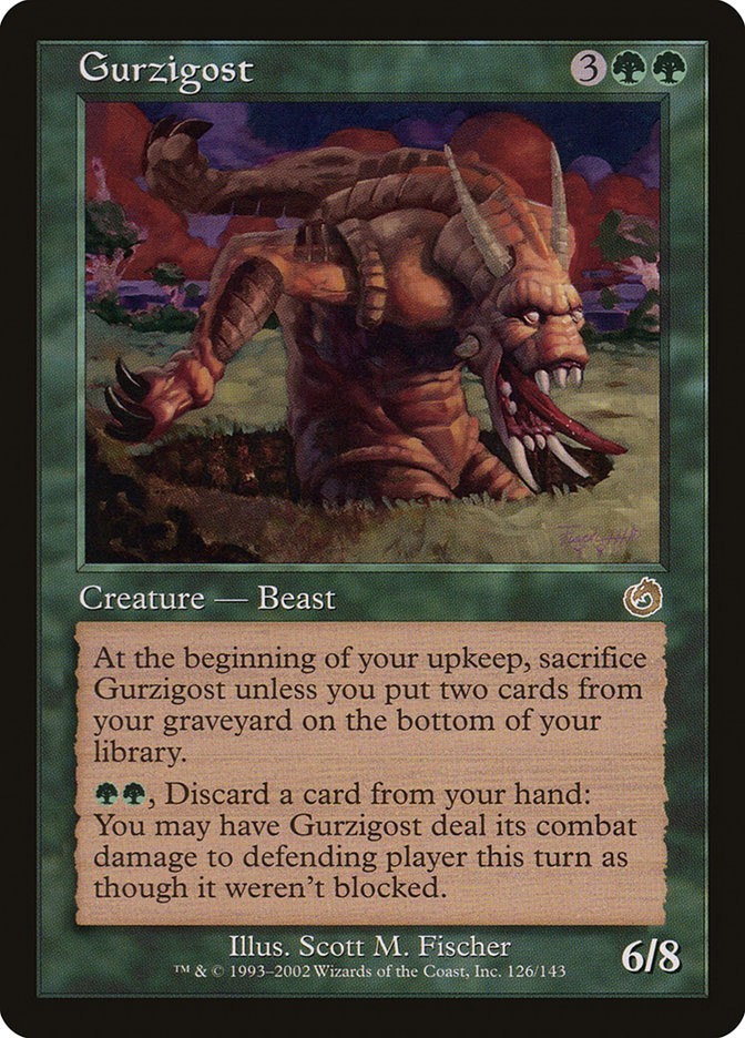 Torment Gurzigost MTG Magic the Gathering NM