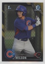 2016 Bowman Chrome Prospects Black & Gold Refractor DJ Wilson #BCP170 fm0