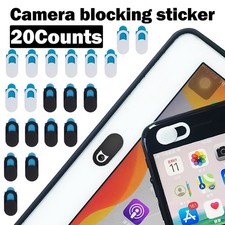 20 Counts Webcam Cover Slide Ultra-Thin Laptop Web Camera Cover Compatible with