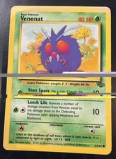 Pokémon Venonat 63/64 Jungle 1999 WOTC Vintage Original Card