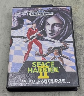 Space Harrier II (Sega Genesis, 1989) Authentic Boxed Launch Title Tested