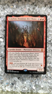 Magic Phyrexia All Will Be One DE Solphim Dominus des Chaos NM-Mint Mythic Base