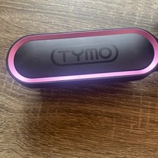 TYMO Ring Hair Straightener Brush Ionic Hair Straightening Comb Black Pink