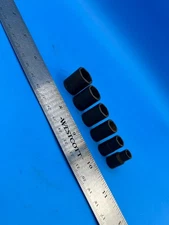 Snap-on Tools Shallow Socket Set 1/4” Drive 1/4” to 9/16” 6 Pcs 6Pt USA S-1-3