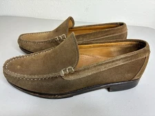 Allen Edmonds Keene Brown Suede Loafers Men’s 8.5 D READ