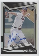 2022 Elite Extra Edition Prime Numbers A Signatures 57/210 Nate Savino Auto 0ys7