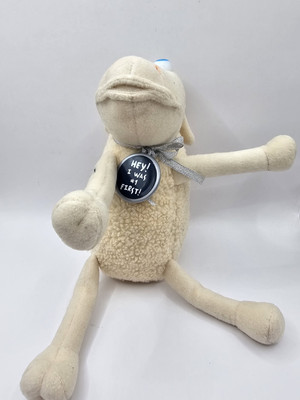 Serta Counting Sheep #1 Plüschtier mit blauen Augen 8 Zoll Promo Spielzeug