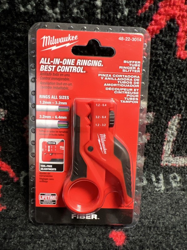 Milwaukee Buffer Tube Ringer and Slitter for Fiber Optic Cables, Mod: 48-22-3014