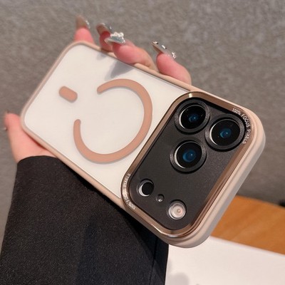 Handyhülle für iPhone 17 Air 16 Pro Max 15 14 13 Stoßfeste Klare Magsafe Case