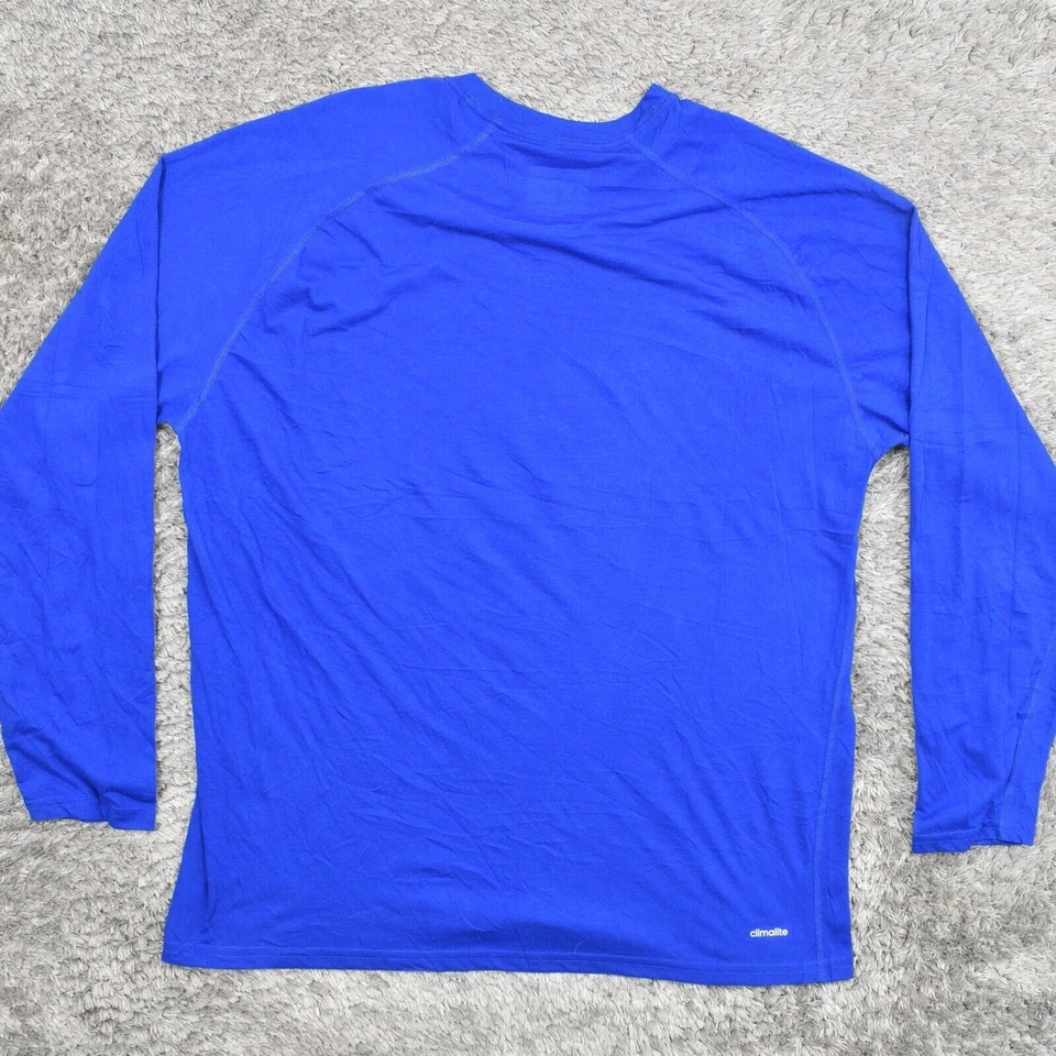 Adidas Мужская взрослый размер 2 X футболка T синий Ultimate футболка KU JayHawks Athletic Casu - Изображение 3 из 4