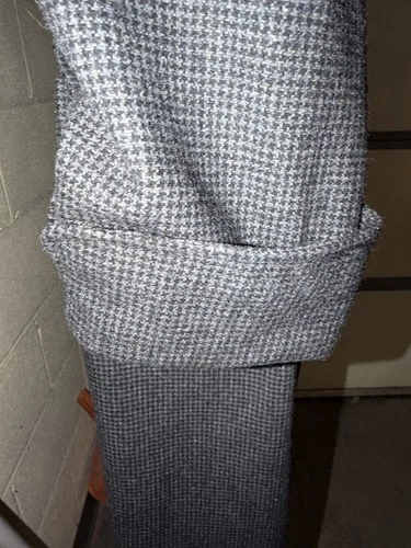 Halloween Replica Sherlock Holmes Overcoat Gray Houndstooth, Lined, Pockets, M image 4