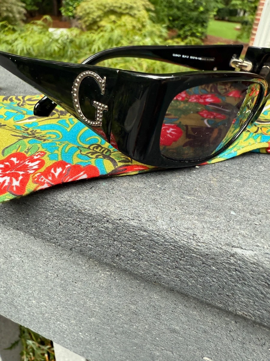GUESS Black Wrap Sunglasses for Women for sale | eBay display picture 1