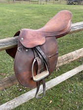 Hartley and Company 16" English Saddle with jumping bridle