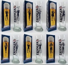 6x Team Erdinger Alkoholfrei EDITIONSGLAS SAMMELGLAS Bierglas Weizenglas NEU