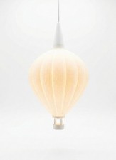 Design Lampenschirm Heißluftballon Weiß 12cm passend für E10 & A1 Stern 3D Druck