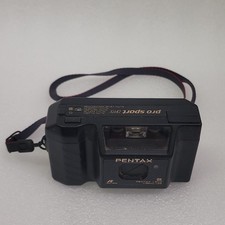 Pentax Pro Sport Date 35 Mm Camera Auto Date Flash Focus Return Dx Made In Japan