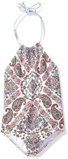 Billabong Girls' Lil Bliss One Piece Swimsuit Multi-Color Size 14 -