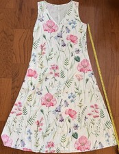 Unbranded, Women  s Sun Dress, Floral Pattern, Size S, VG Condition