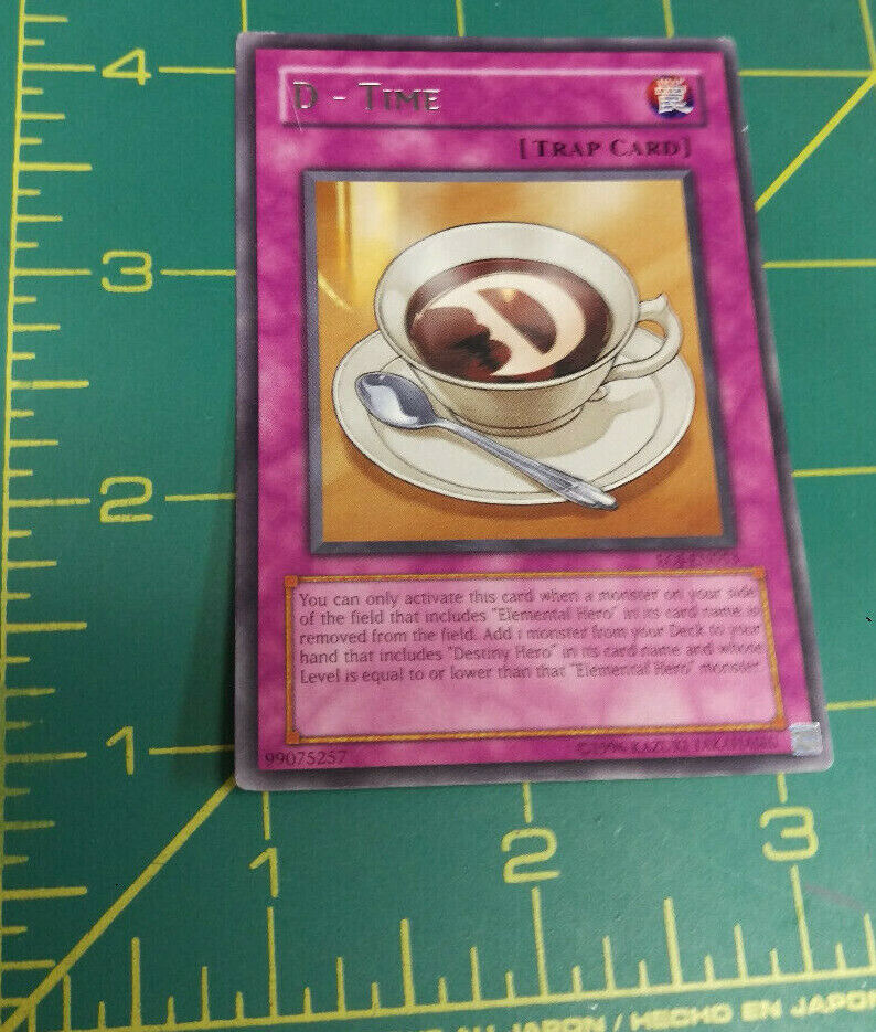 Yu-Gi-Oh! Trading Card D - TIME Trap card EOJ-EN053 KONAMI Yu-Gi-Oh! Trading Card D - TIME Trap card EOJ-EN053 KONAMI