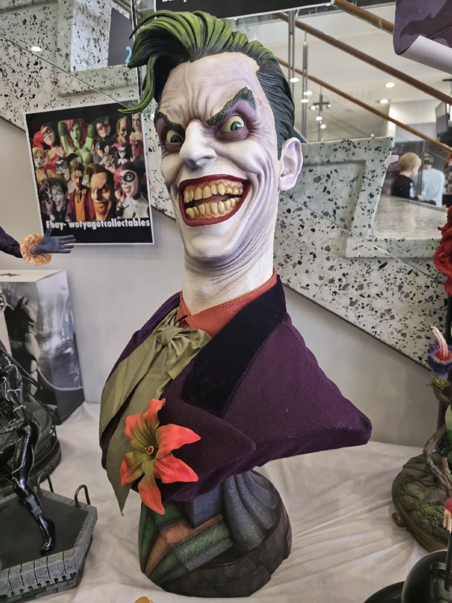 Life Size Joker Bust 1:1 Sideshow Collectibles | eBay UK