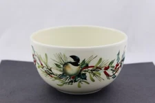 LENOX WINTER GREETINGS CARDINAL BY CATHERINE MCCLUNG 6” SERVING BOWL - MINT