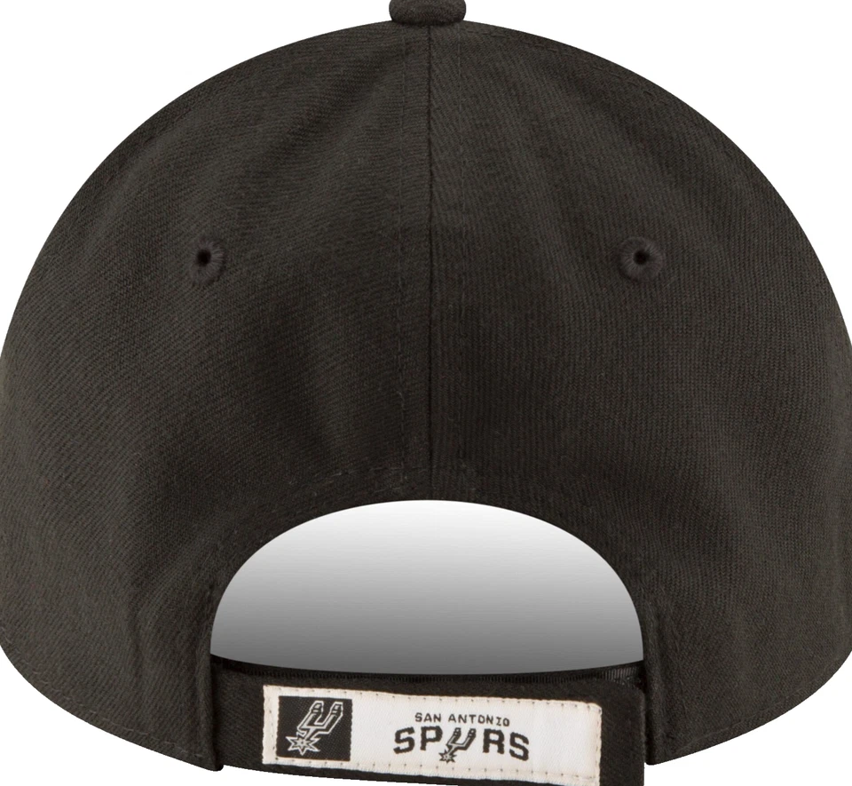 SAN ANTONIO SPURS NBA OFICIAL NEW ERA 9FORTY GORRA GORRA AJUSTABLE NEGRA Foto 2 de 4