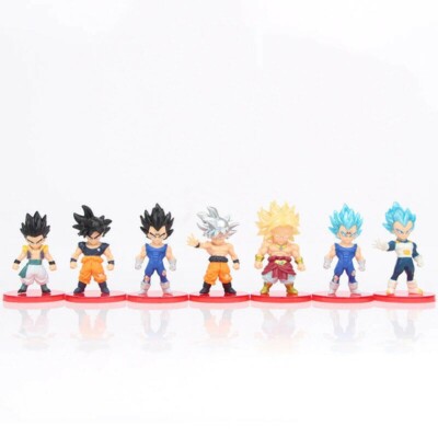21PCS Dragon Ball Z Figures Super Saiyan Goku Vegeta Gotenks Mini