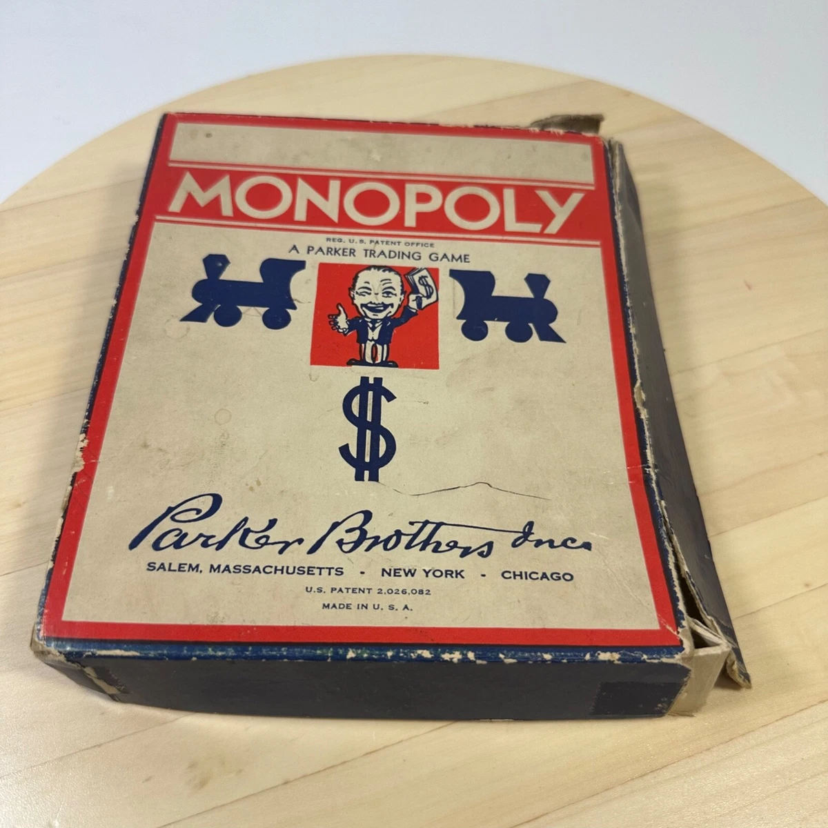 Monopoly Case Indiana Vintage Manufacture Board & Traditional