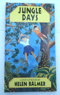 JUNGLE DAYS POP-UP BUCH datiert 1993 BRANDNEU