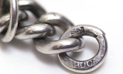 Vintage Argent Costumes Bracelet Munich (800er Argent) + 5. Breloques,LONGUEUR: - Photo 10 sur 10