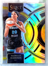 Isabelle Harrison 2024 Panini Select WNBA Premier Level Silver Prizm-#182 Sky