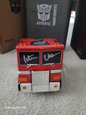 Peter Cullen Autographed Robosen Optimus Prime Flagship Edition w/ JSA COA