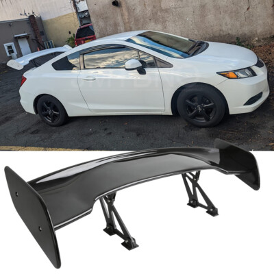 46'' Glossy Rear Trunk Spoiler Wing Racing GT Style Wing For Honda Civic EX SE