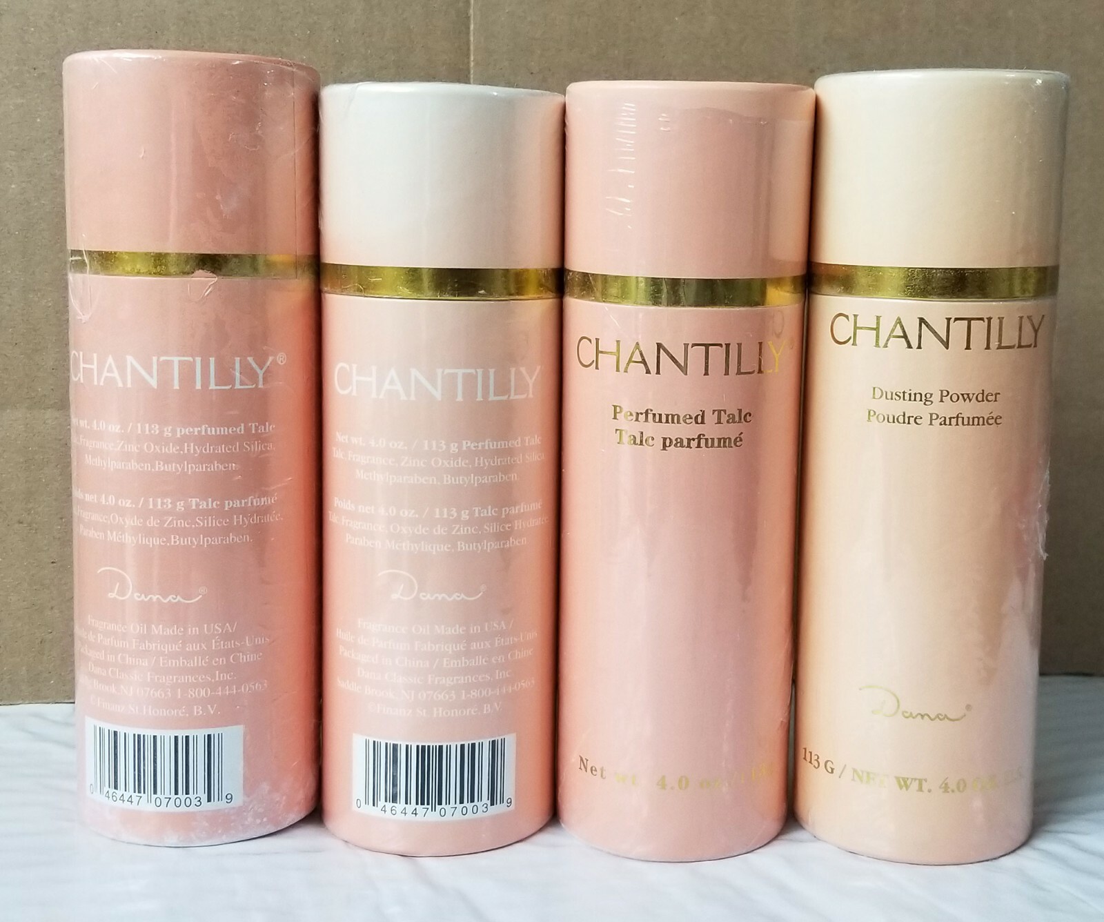 LOT OF 4 Chantilly Dusting Powder / Talc by Dana 46447070039 eBay