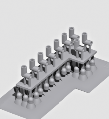 #ad #ad 1 25 3D Resin Spark Plug Boots Scale Model Kit Parts $2.50