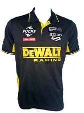 De Walt Motor Racing Team #18 Mark Frosty Winterbottom Polo Size L 
