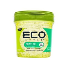 Eco Style Gel Olive Oil Styling Shine Tames Split Ends Delivers Moisture 8 oz